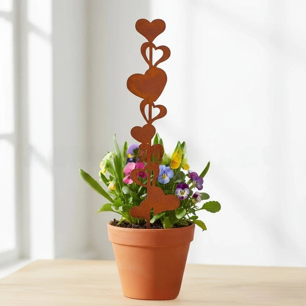 Garden Stake Metal Art Decor for Outdoor Yard