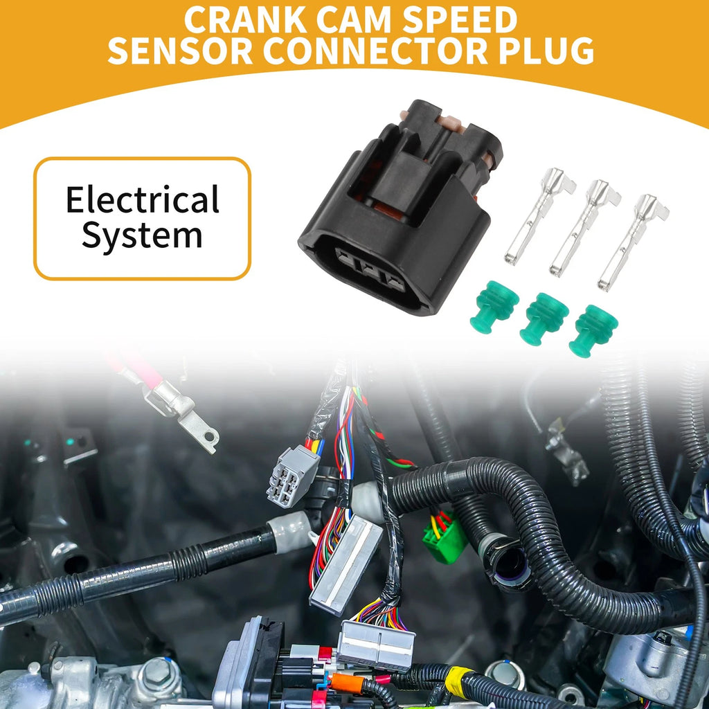 Crank Cam Speed Sensor Connector Plug 3 Pin for Mitsubishi Evo (2001–2006)
