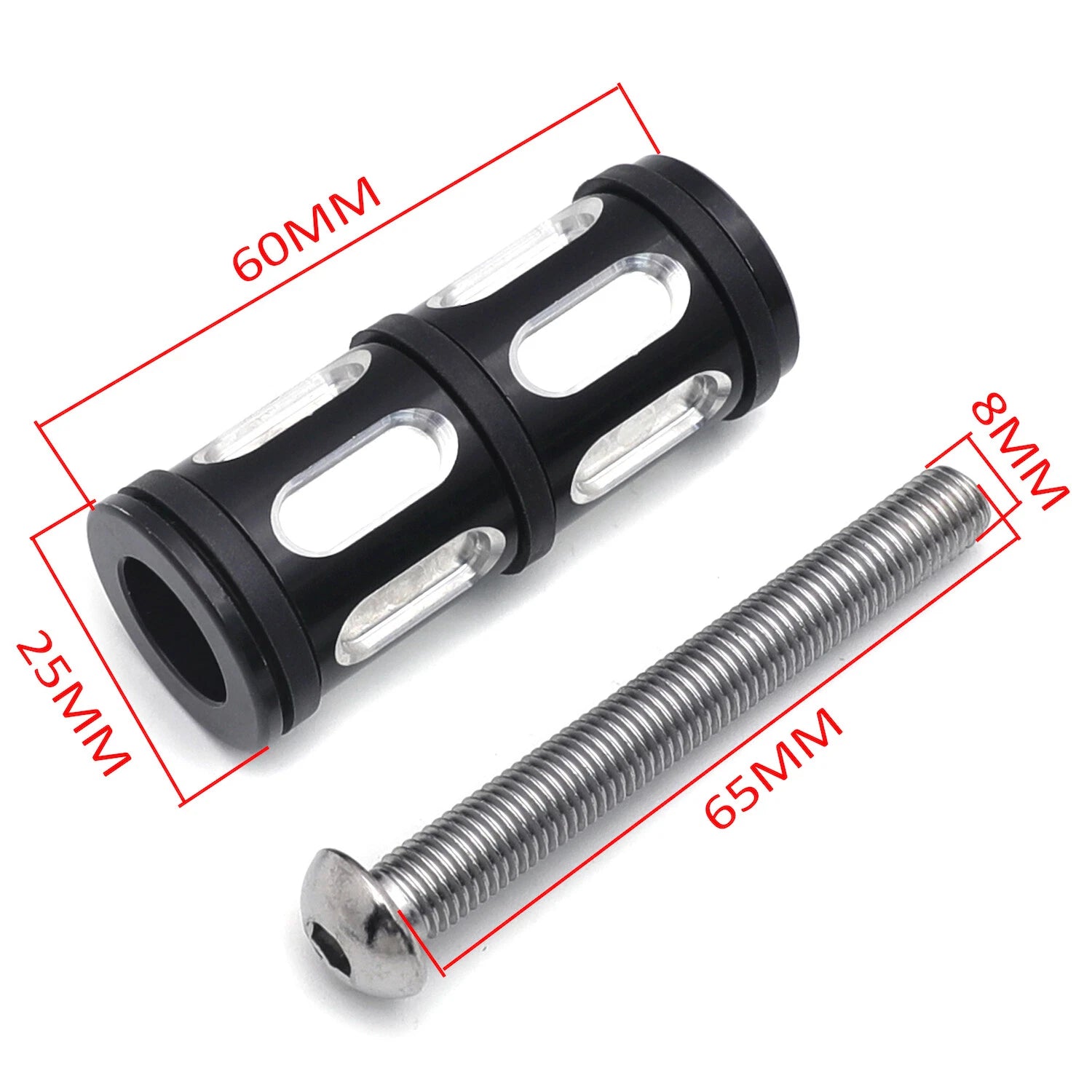 1 PC Black Billet Shifter Peg for Harley Davidson (All Models)
