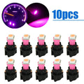 T5 LED Dashboard Gauge Light Bulb with Twist Socket for Universal Vehicles (DC12V)