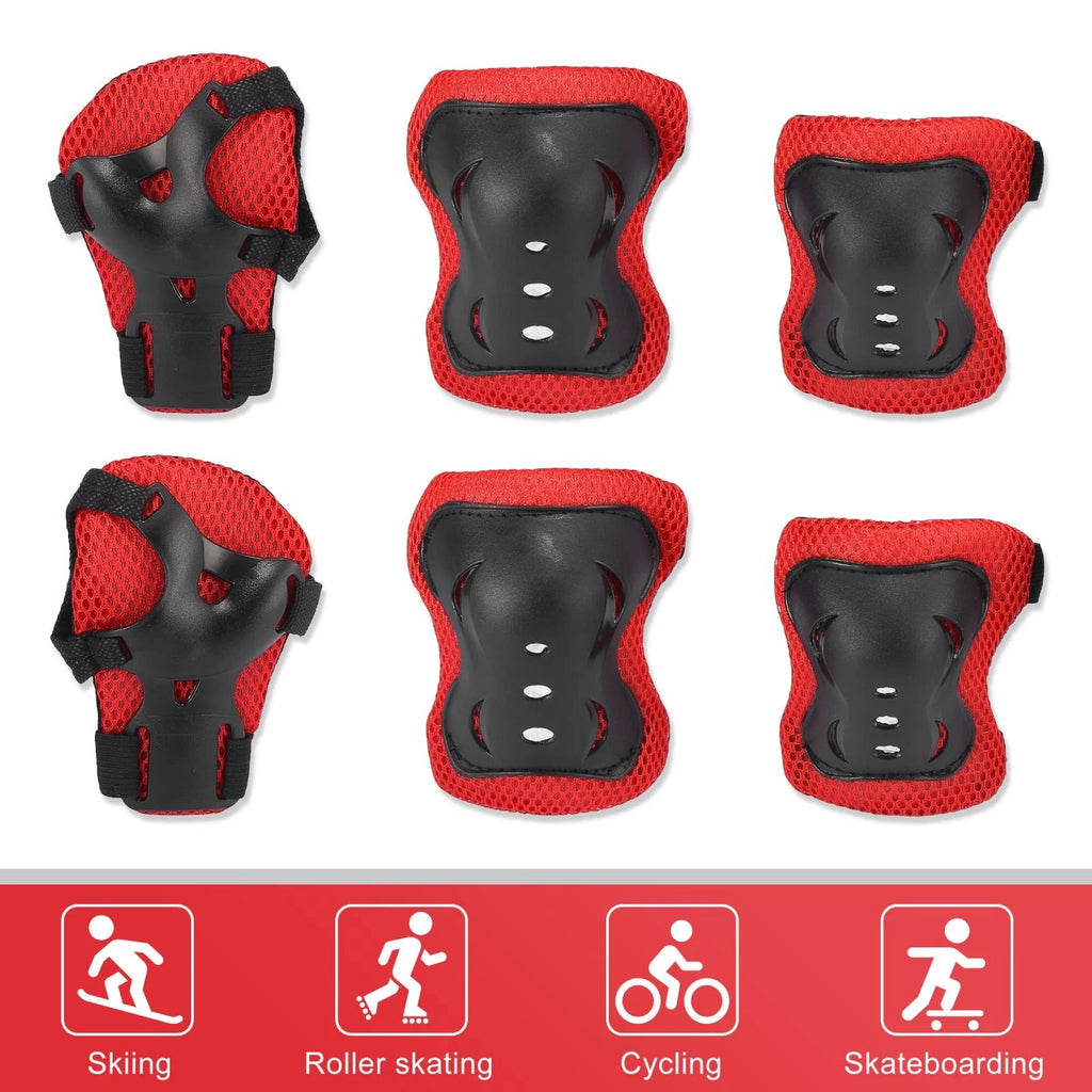 Skateboard Protective Pads Kit for Skating Bike Helmet Gloves (2000–2025)