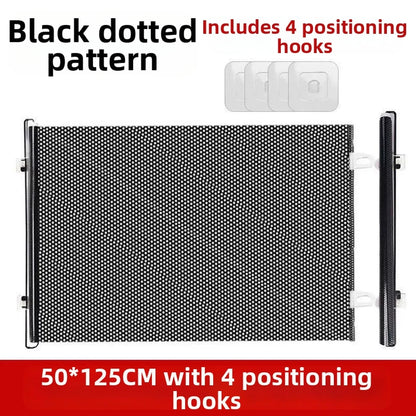 Retractable Pet Fence for Indoor Rooms & Balconies (Dogs, Cats)