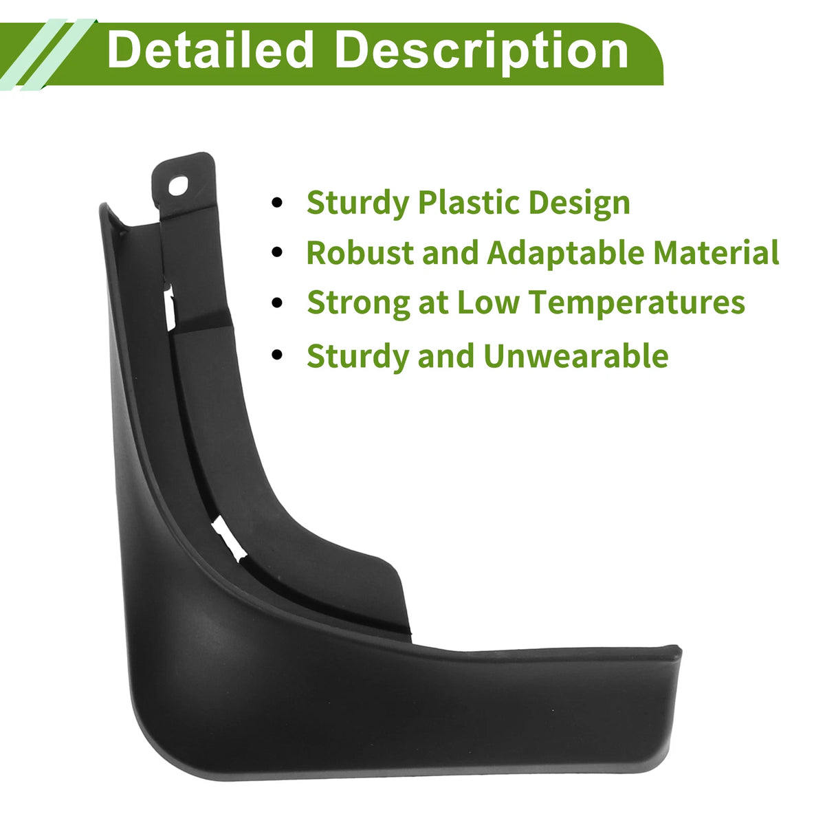 Set of 4 Mud Flaps Splash Guards for Maserati Levante (2018–2023)