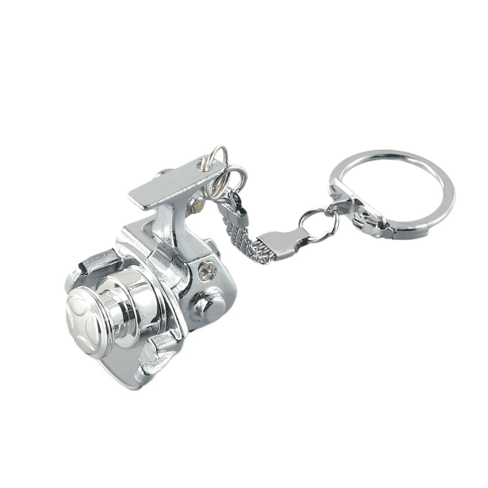 Key Chain with Drum Wheel Design for Anglers