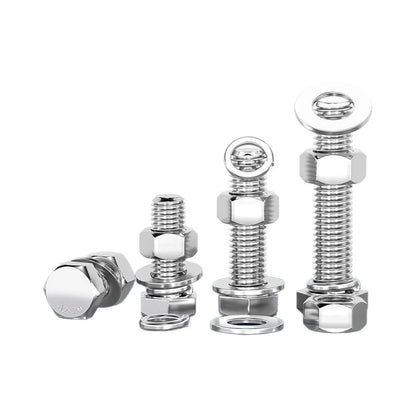 Stainless Steel Hex Bolt Nut Kit for M6 (Outdoor Indoor)