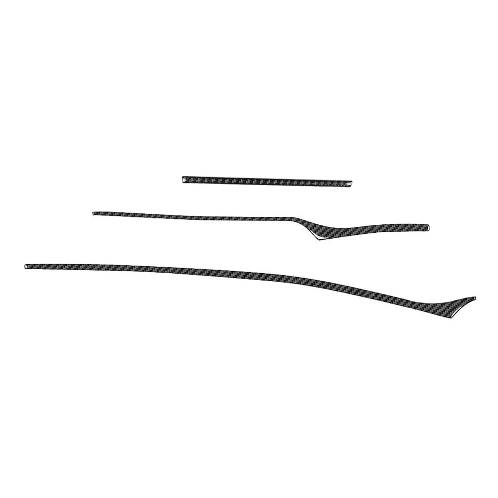 3X Dashboard Panel Cover Trim Strips for Kia Stinger (2018–2023)