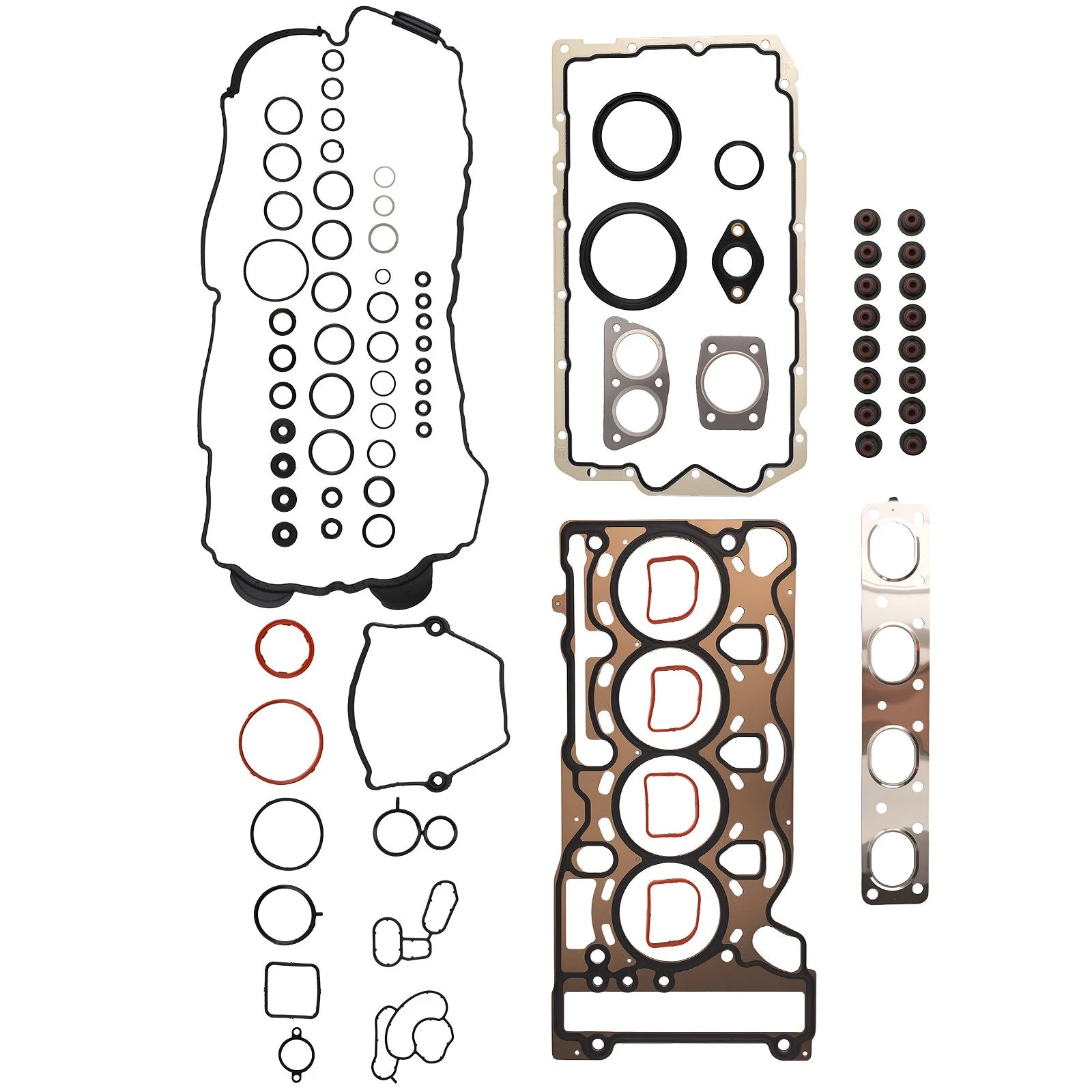 Engine Rebuild Gasket Seals Set for BMW N46 E60 E87 E90 E92 120i 320i X1 (2000–2015)