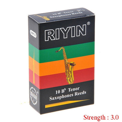 10-Piece Reeds for Musical Instruments - Hardness Strength Optional