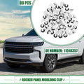 Rocker Panel Clips Front Rear 80 Pcs for Chevrolet Avalanche 2007–2013