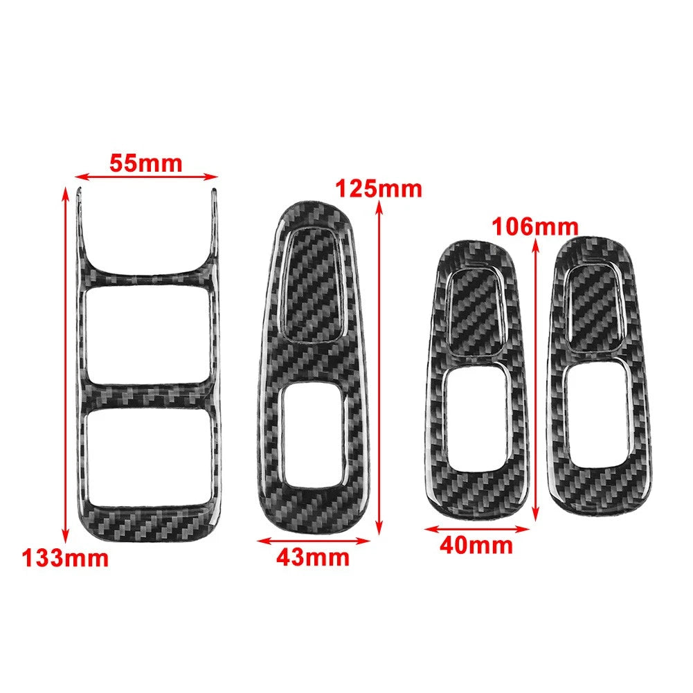 Power Window Switch Knob Panel Cover Trim for Kia Stinger (2018–2023)