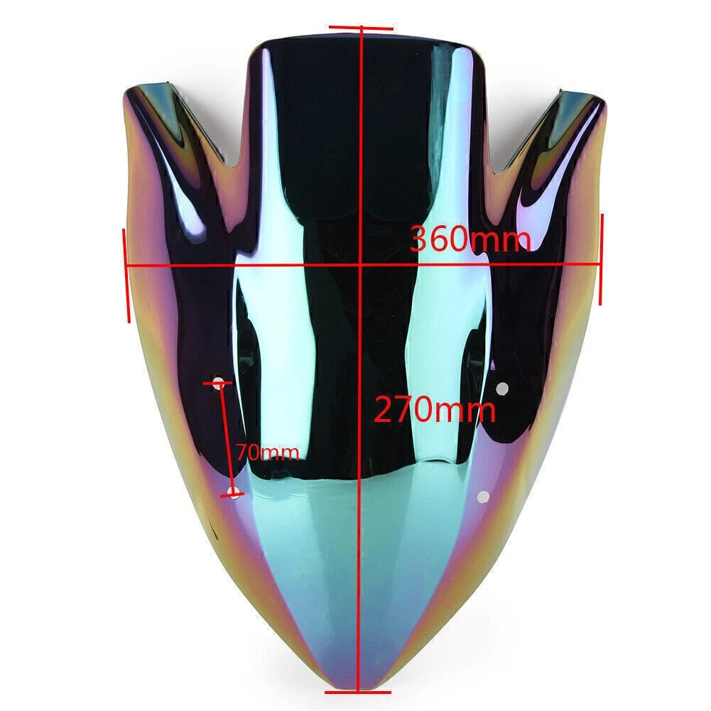 Front Windshield for Kawasaki Z1000 (2003–2006) Black Windscreen