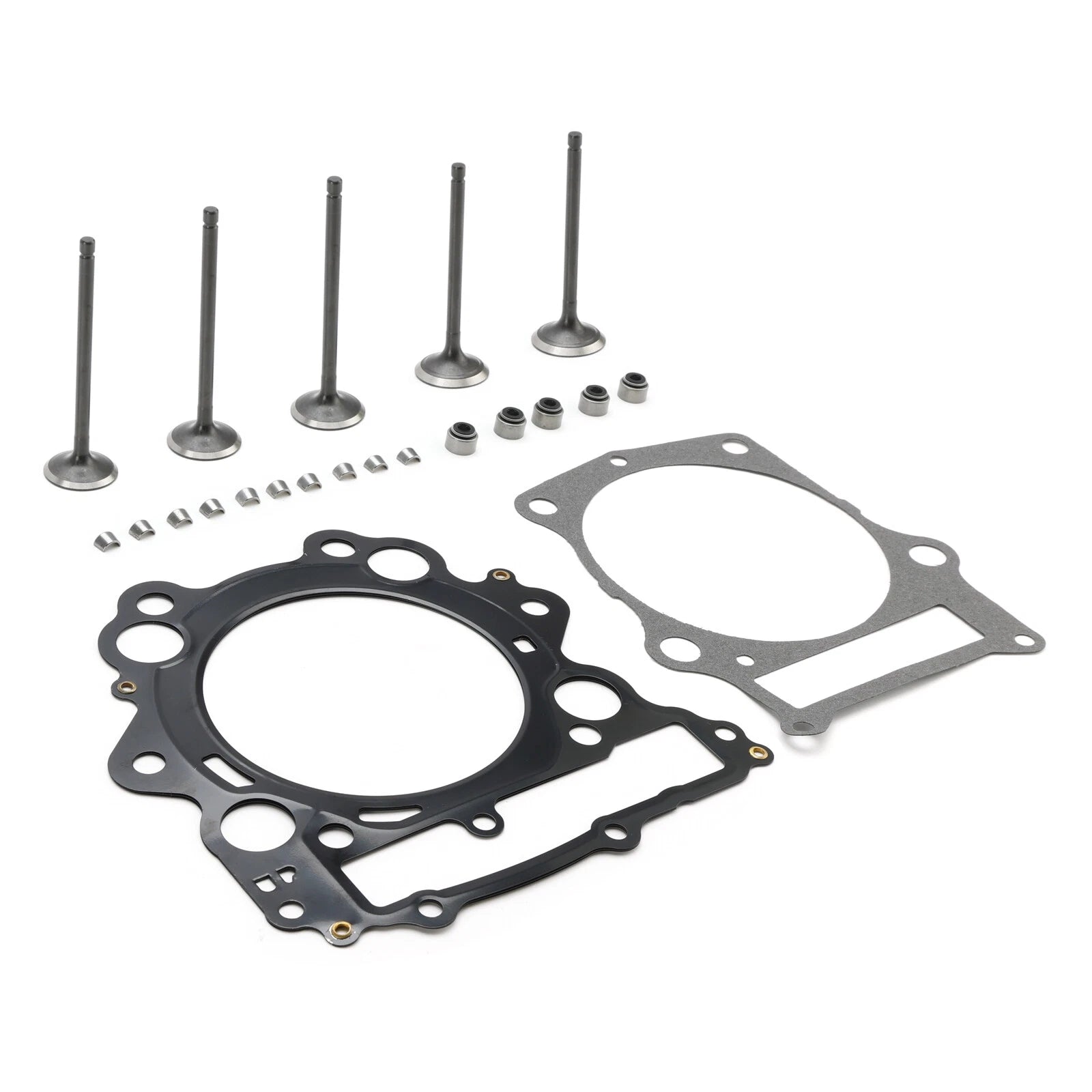 Cylinder Head Valves Seals Gaskets Kit for Yamaha YXR660R Rhino 660 (2004–2007)