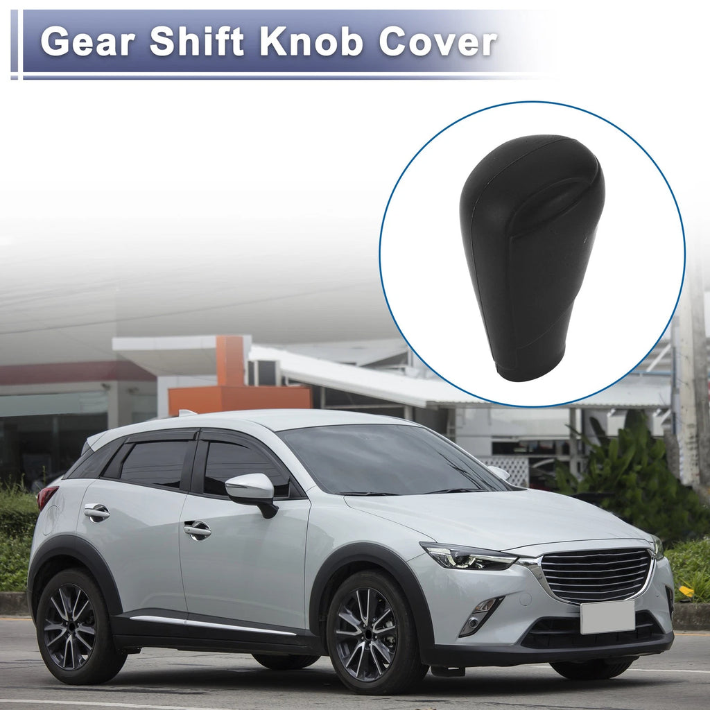 Automatic Gear Shift Knob Cover Black Silicone for Mazda 3 (2014–2019)