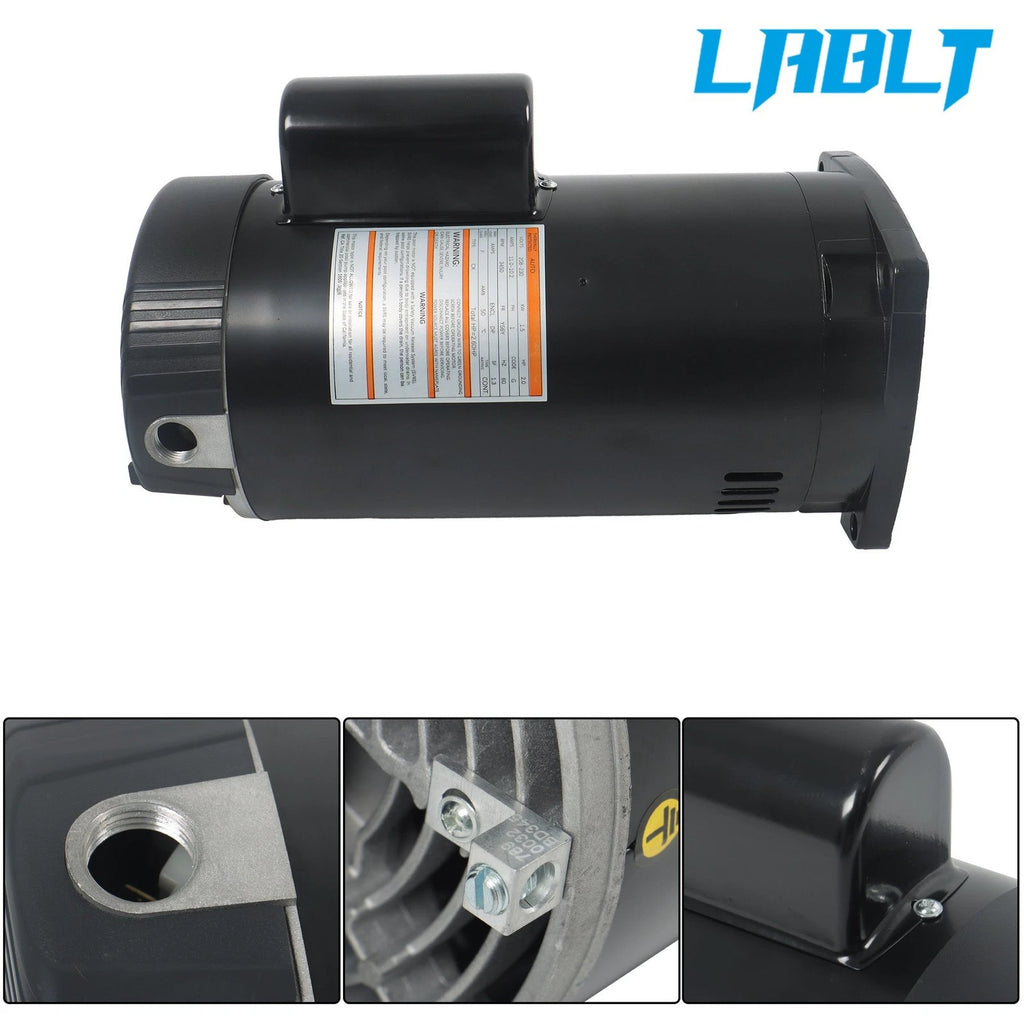 2 HP Pool Motor for LABLT 56Y Frame (208-230V) # B2843