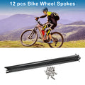Bicycle Spokes Nipple Replacement 304 Stainless Steel Black for Universal (1970–2025)