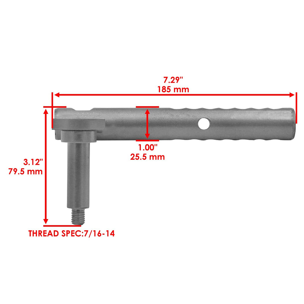 Gauge Wheel Deck Rear Left with Arm for John Deere MCS600 (1400–1500) (60–72")