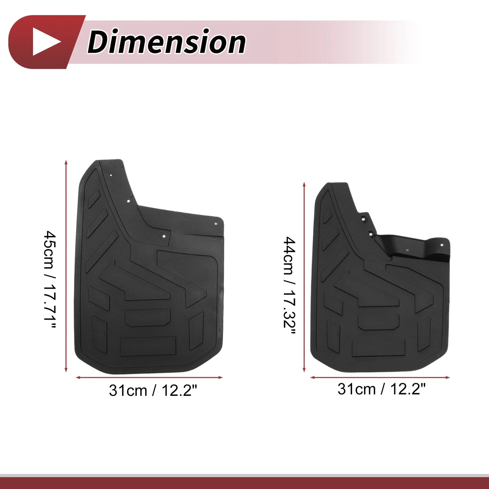 Set of 2 Mud Flaps Splash Guards for GMC Canyon (2024)