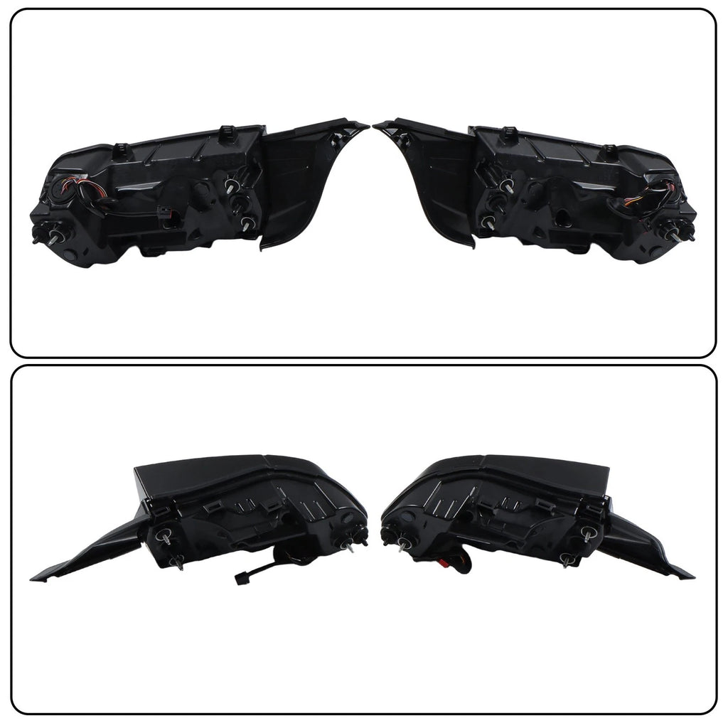 LED Tail Lights for Ford Mustang (2024–2025) Red Black Left + Right