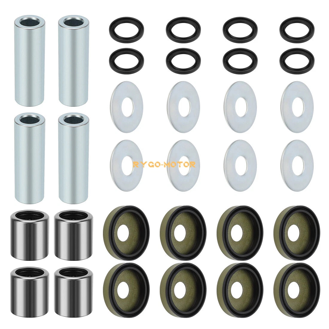 Front Lower A-Arm Bushing Shaft Seal Kit for Suzuki LT-Z400 (2003–2014)