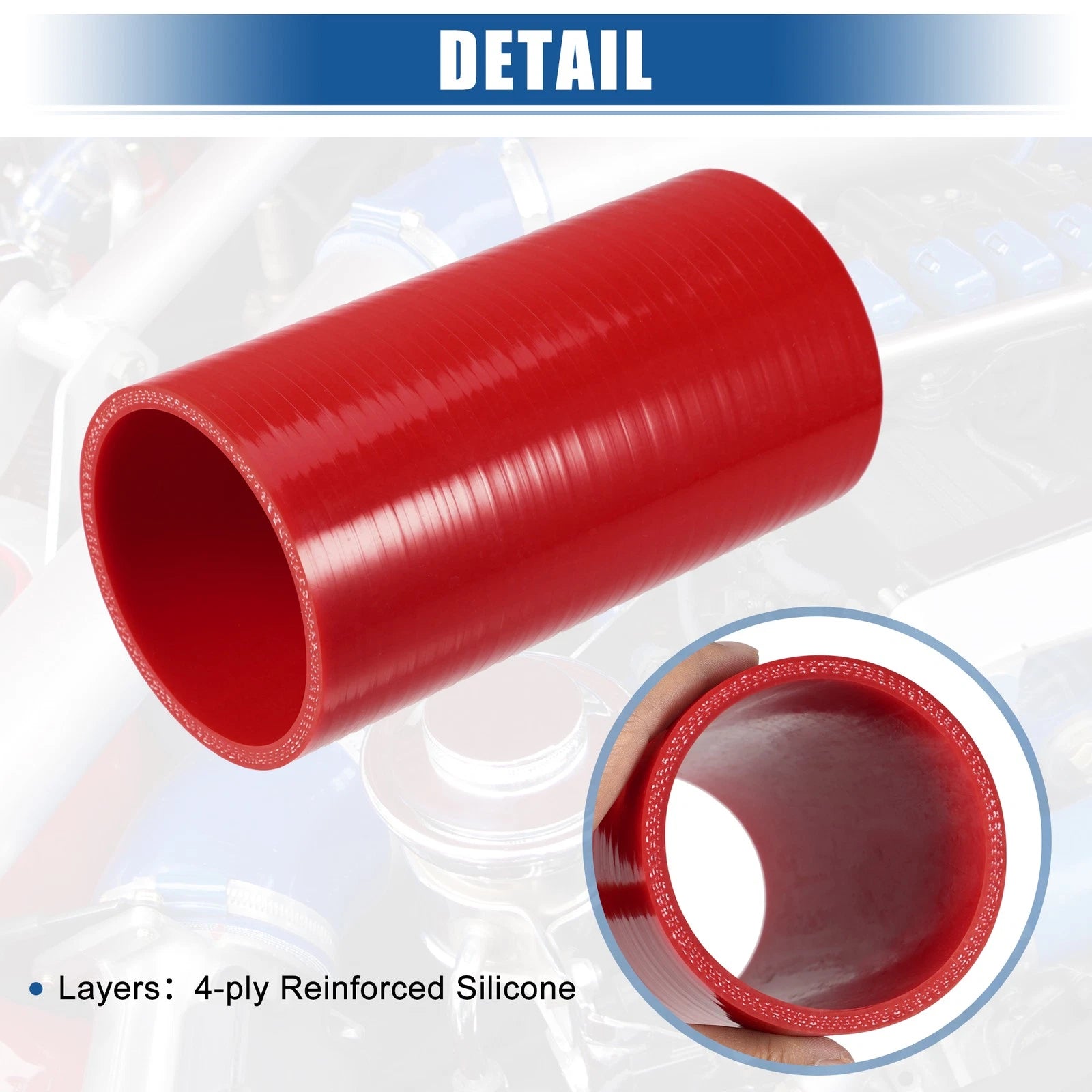 2.75" ID 6" Length Silicone Reducer Hose for Intercooler (Universal)