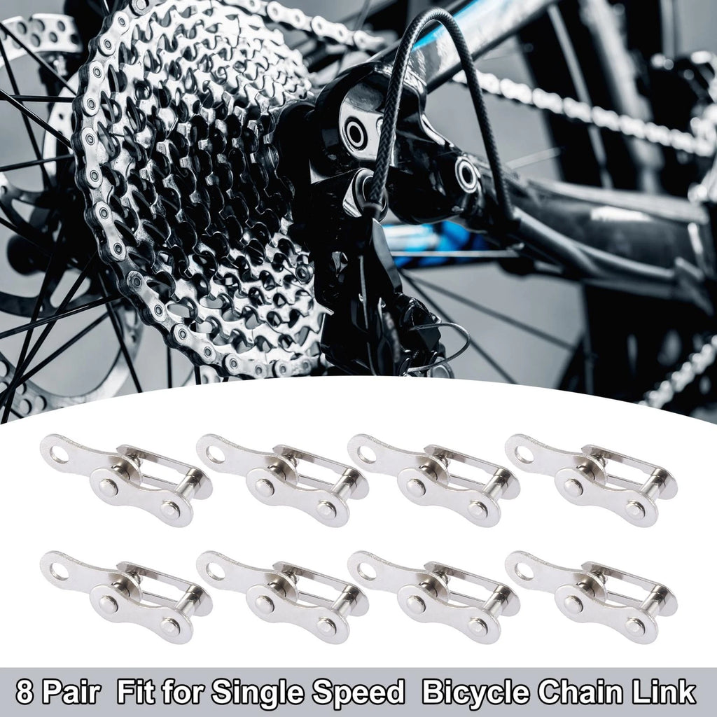 8pcs Bicycle Chain Master Link Clips for Universal Single Speed (All Years)