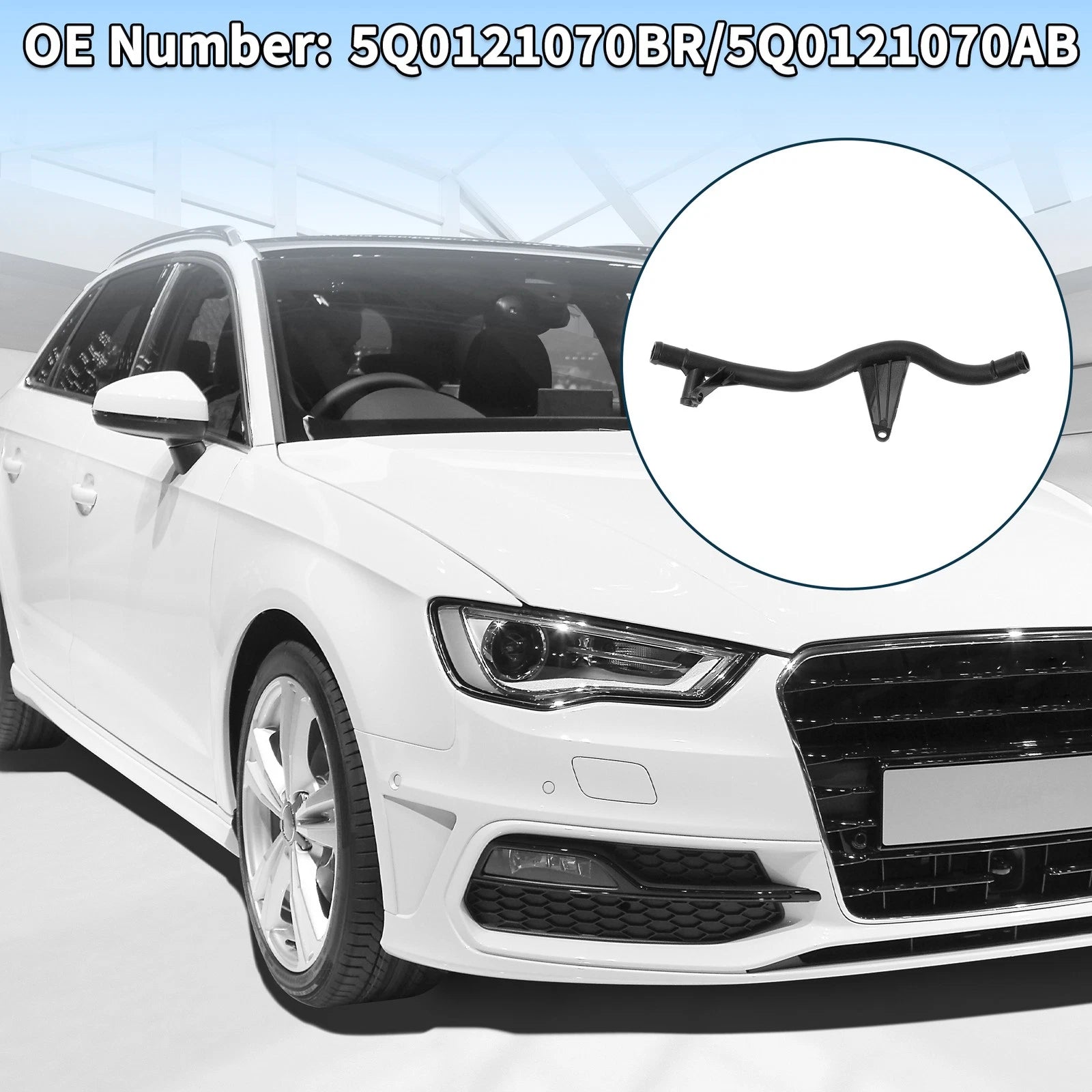 Radiator Hose Coolant Pipe Replacement for Audi A3 Quattro (2015–2020)