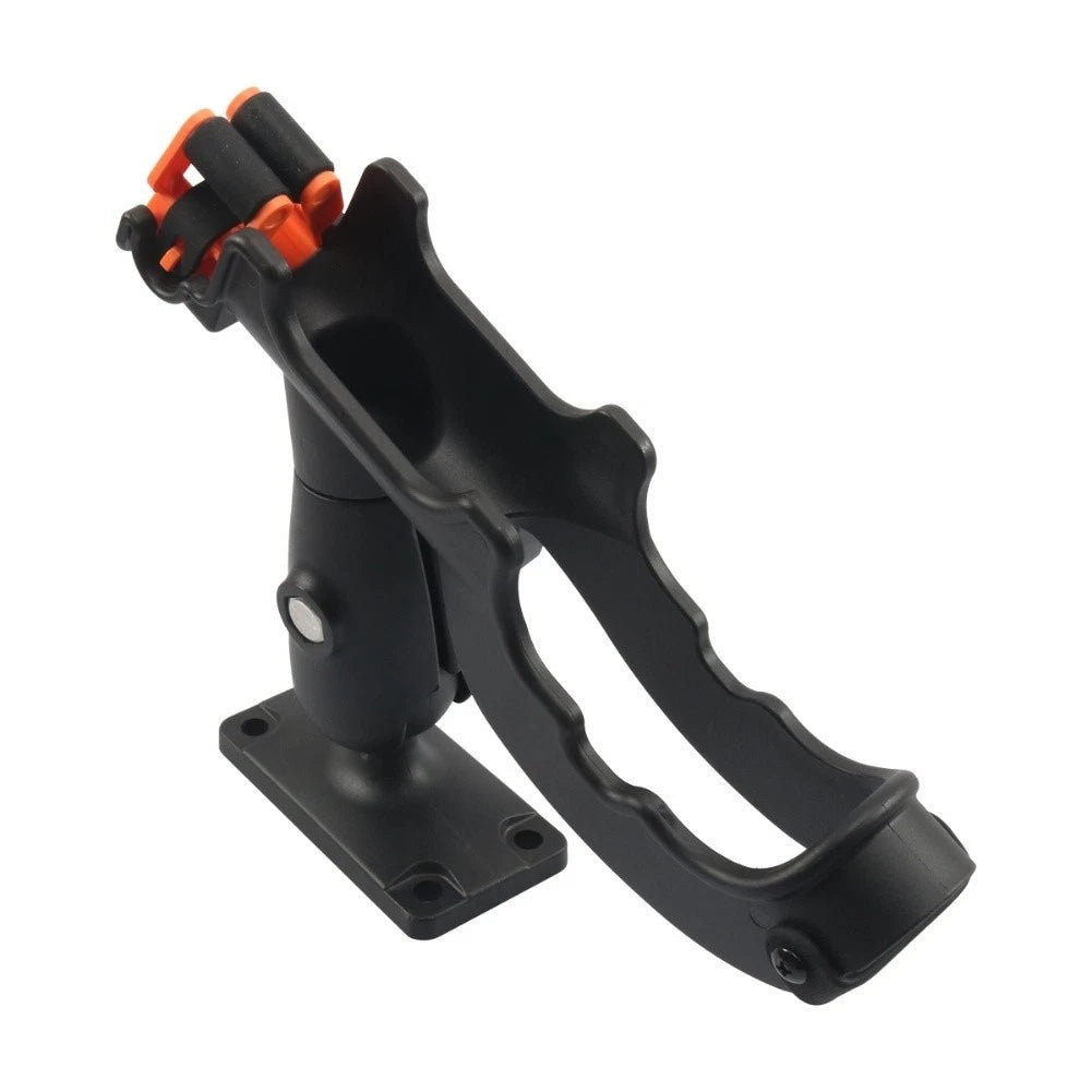 Adjustable Fishing Rod Holder for Kayaks (Rotatable, Silicone Sleeve)
