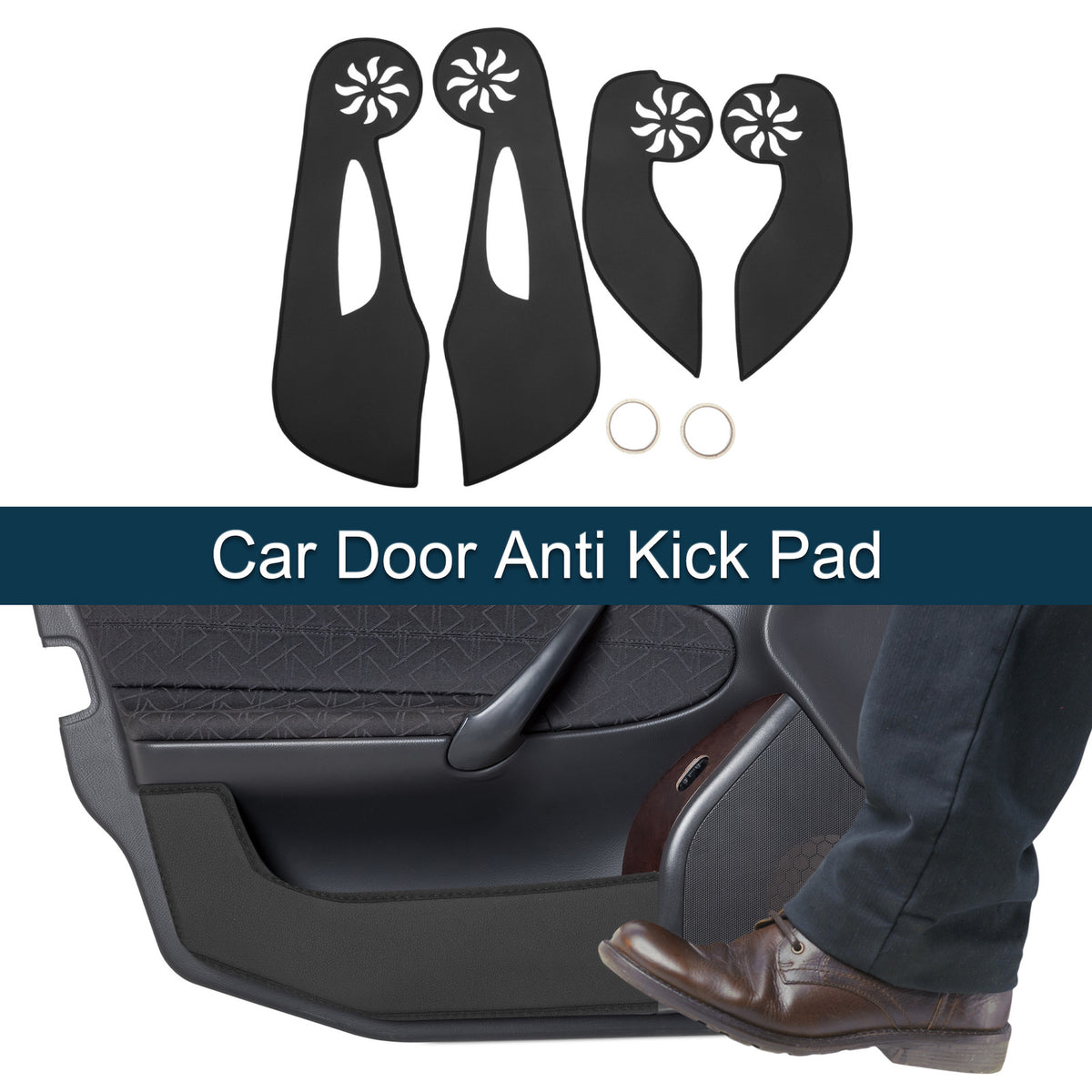 Car Door Anti Kick Pad Protector Set for Honda Fit (2008–2013)