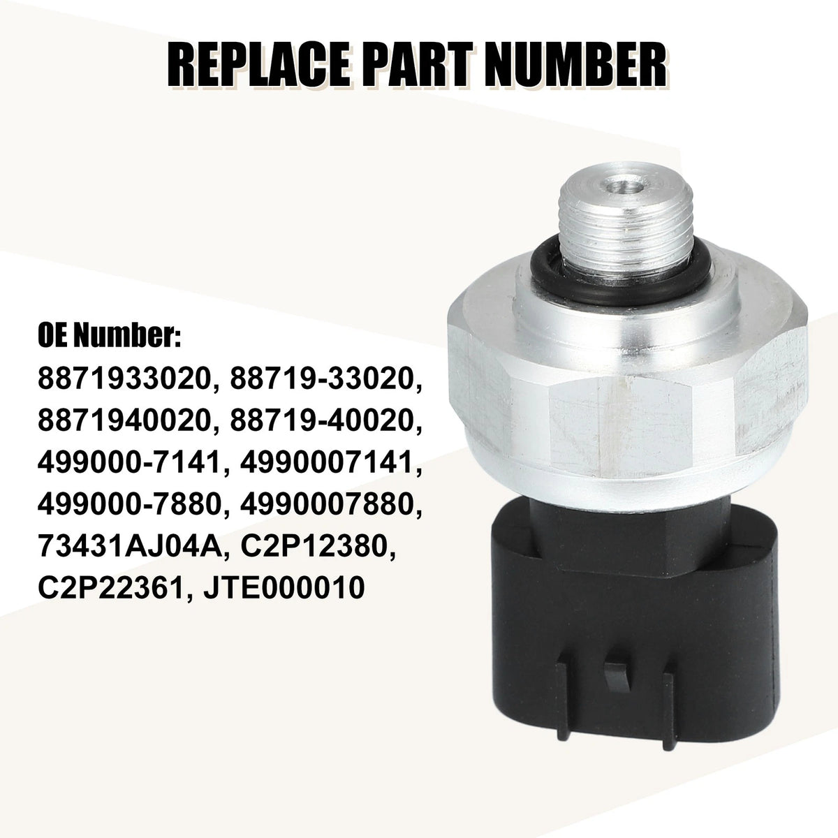 Air Conditioner AC Pressure Sensor Replacement for Toyota Scion (2008–2015)