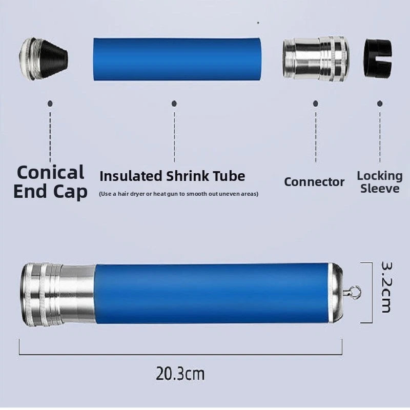 Metal Rod Conversion Handle for Multi Function Design (5 Cardan Joints)