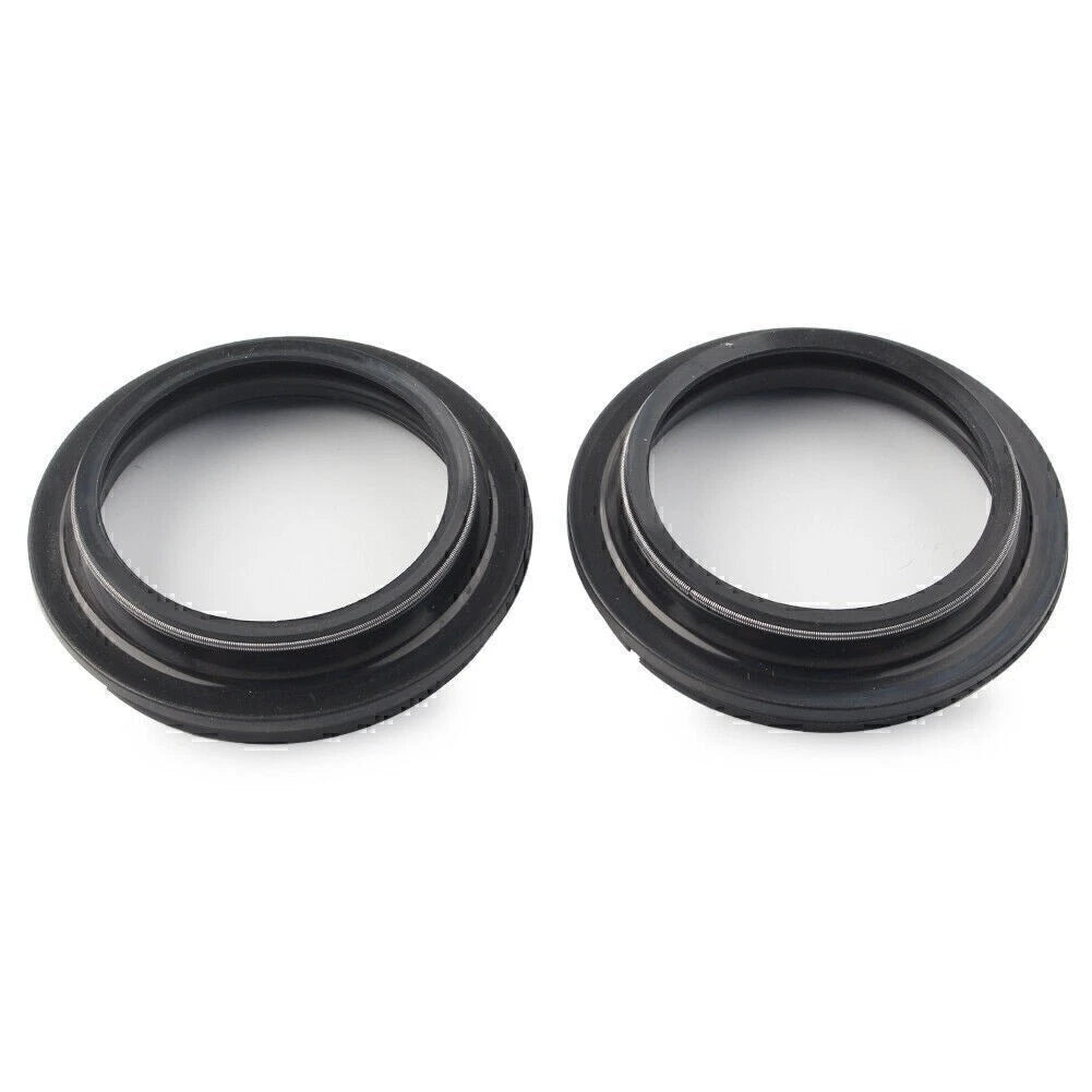 2X Front Fork Damper Shock Absorber Dust Seals for Motorcycle (41X54)