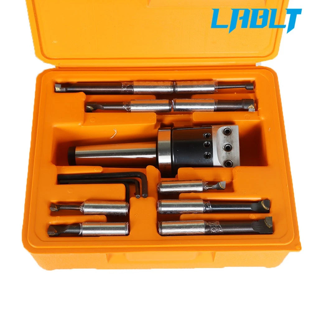 3 Piece Boring Tool Set (2 Inch Head, MT3, 1/2 Inch)