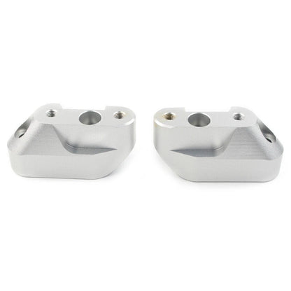 Handlebar Mounts Clamps Risers for BMW R1200RS (2014–2018) Silver