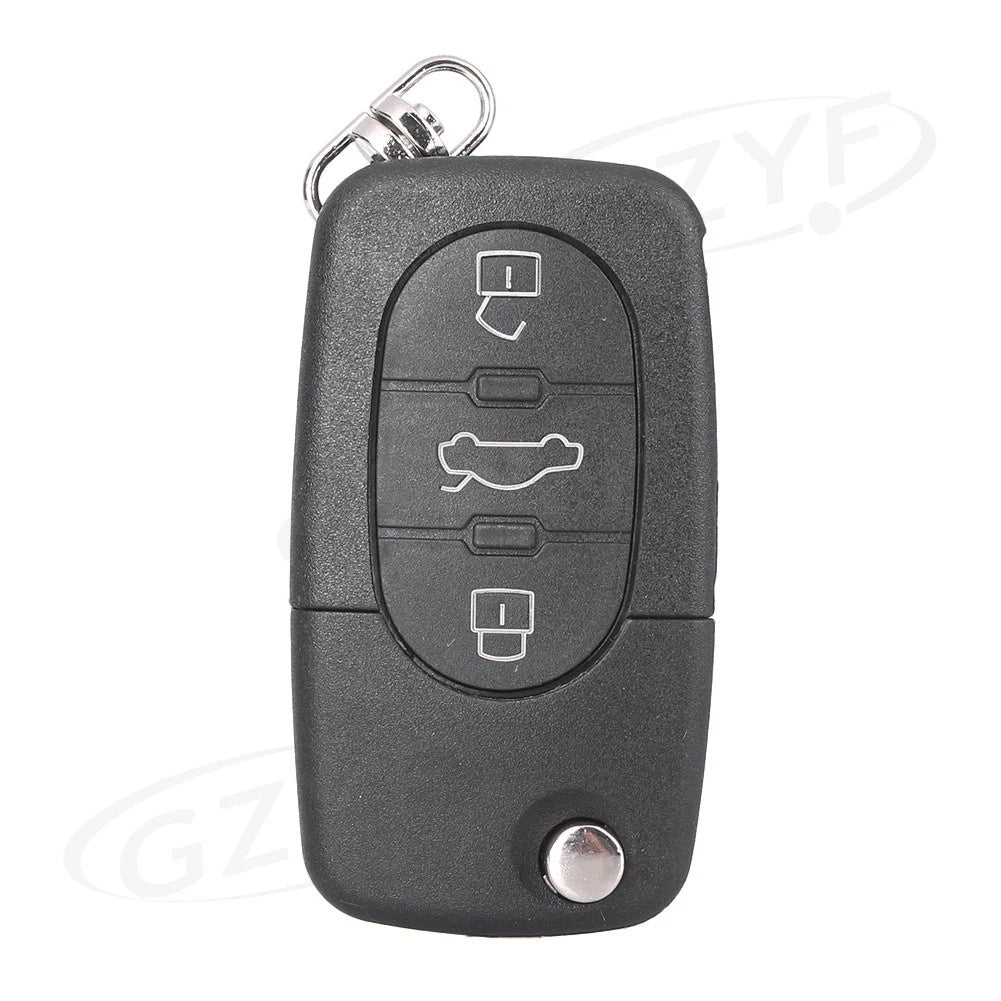 3X Key Fob Case Shell Blade HAA for Audi A2 A3 A4 A6 A8 TT (2000–2019)