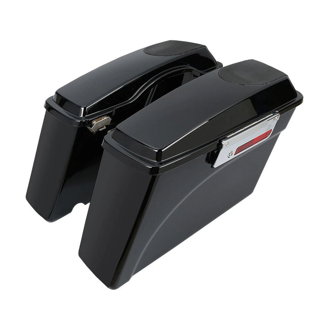 Hard Saddlebag Speaker Lids & Conversion Brackets for Harley Softail (1984–2017)