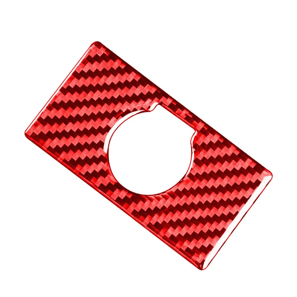 Rear Cigarette Lighter Switch Cover Trim for Toyota Tundra (2014–2021) Red