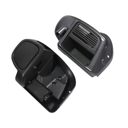 Lower Vented Fairings for Harley Electra Glide (2014–2023) Gauntlet Gray Metallic