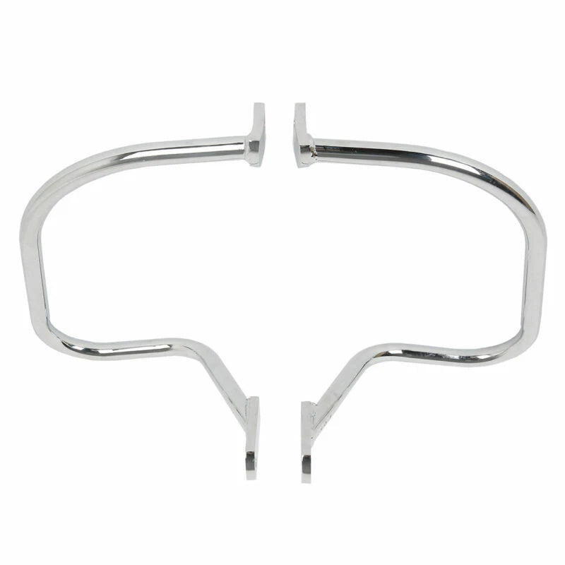 Chrome Saddlebag Guard Rail Crash Bar for Harley Softail (2000–2017)