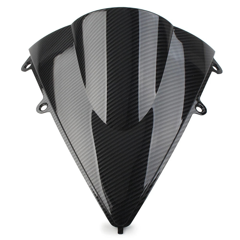Black Carbon Fiber ABS Windshield Shield for Honda CBR1000RR (2012–2016)