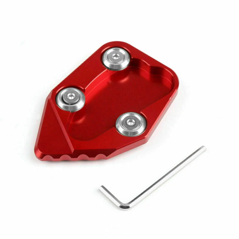 Kickstand Side Stand Support Plate Pad for Honda CBR1000RR (2008–2016) Red T9
