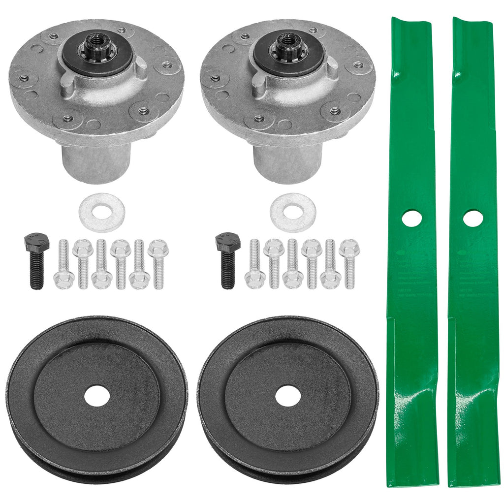 Deck Spindles Replacement Kit with Pulley and Blade for Snapper 360Z (2005–2015)