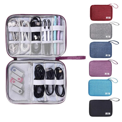 Travel Cable Storage Bag Charger Organizer Electronics USB Case Cord Accessories