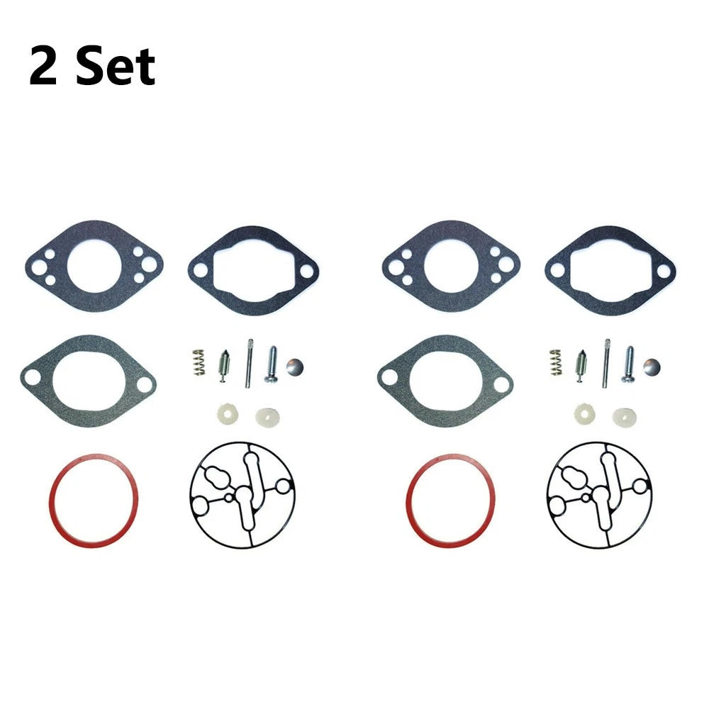 Set of 2 Carburetor Repair Kits for Briggs & Stratton Lawn Mowers (696146, 696147)