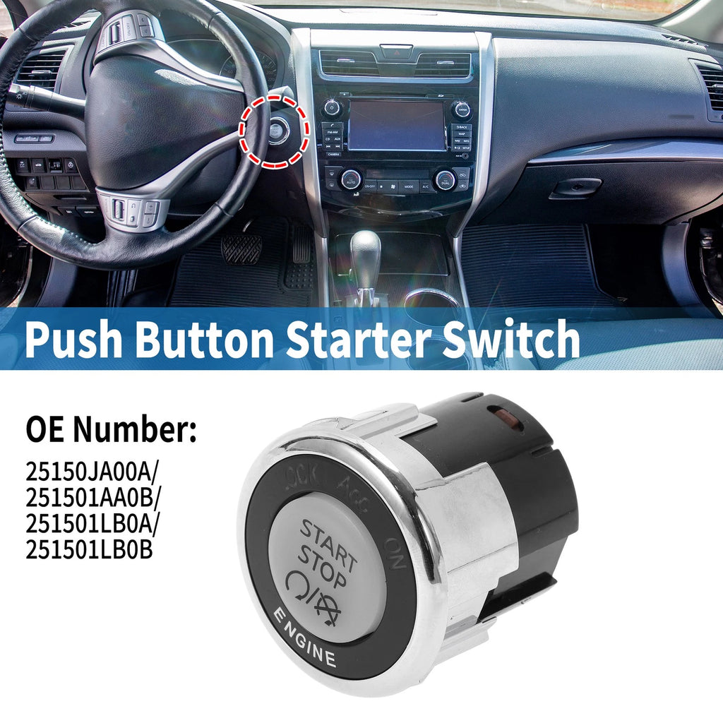 Keyless Engine Ignition Starter Switch for Nissan Altima (2007–2014) No. 25150JA00A