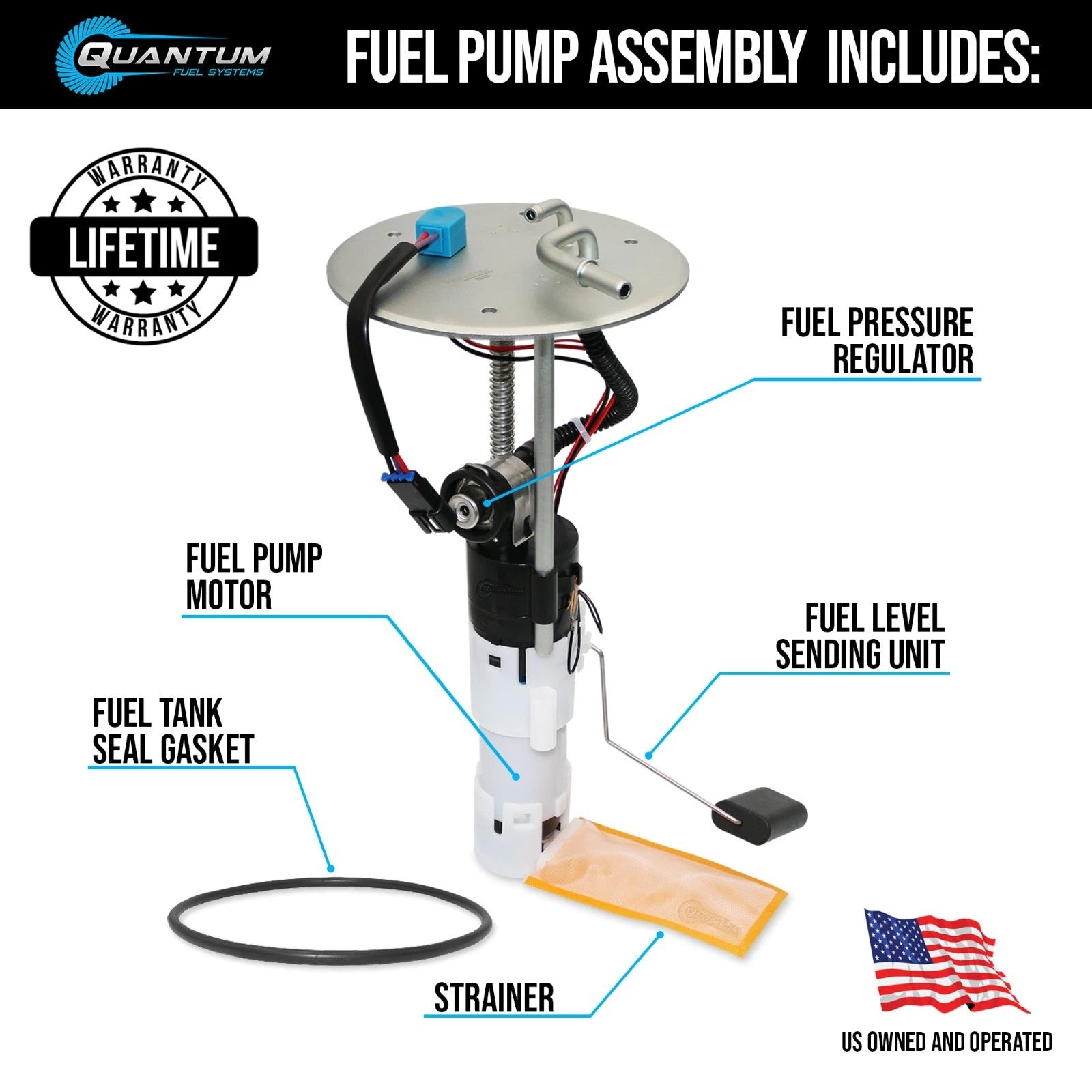 Fuel Pump Module for Oldsmobile Bravada (1998) E3992M, 4.3L
