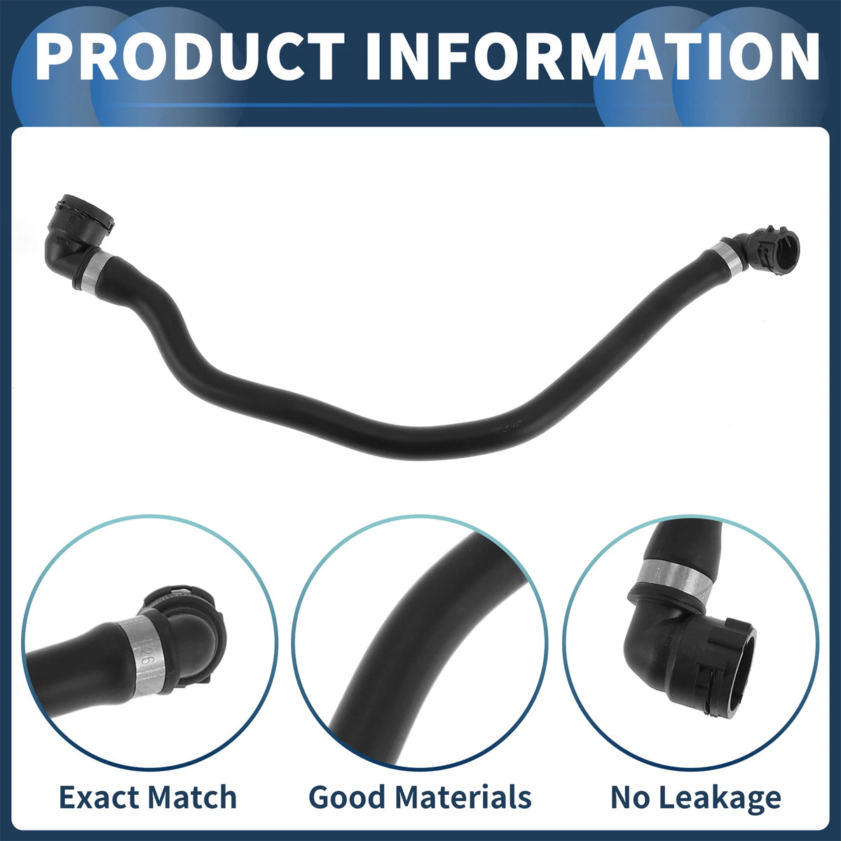 Radiator Hose for BMW 320i 2013-2016, 328i 2012-2016 No. 17127624676