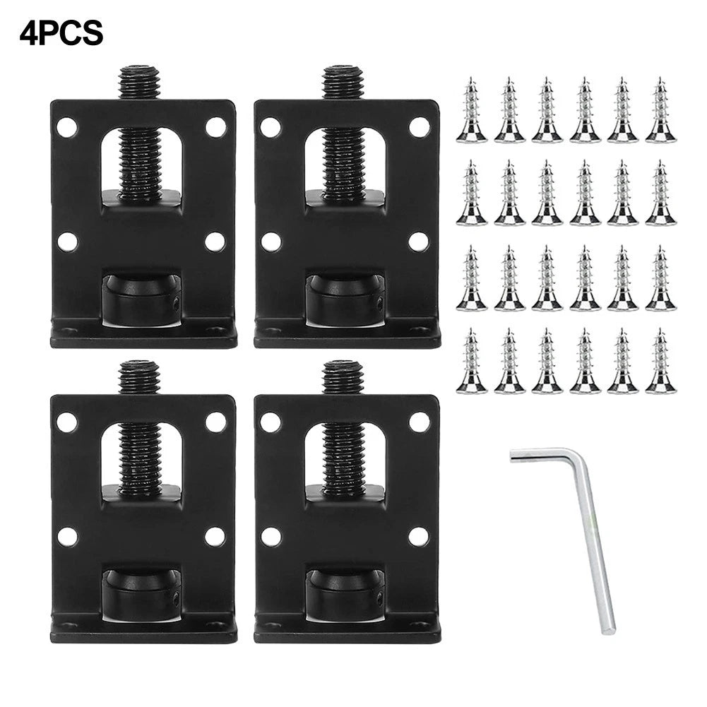 Set of 4 Adjustable Leveling Feet for Heavy Furniture