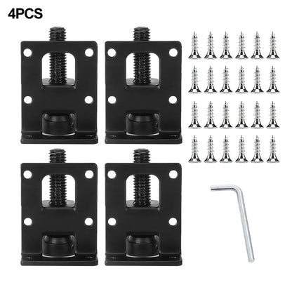 Set of 4 Adjustable Leveling Feet for Heavy Furniture