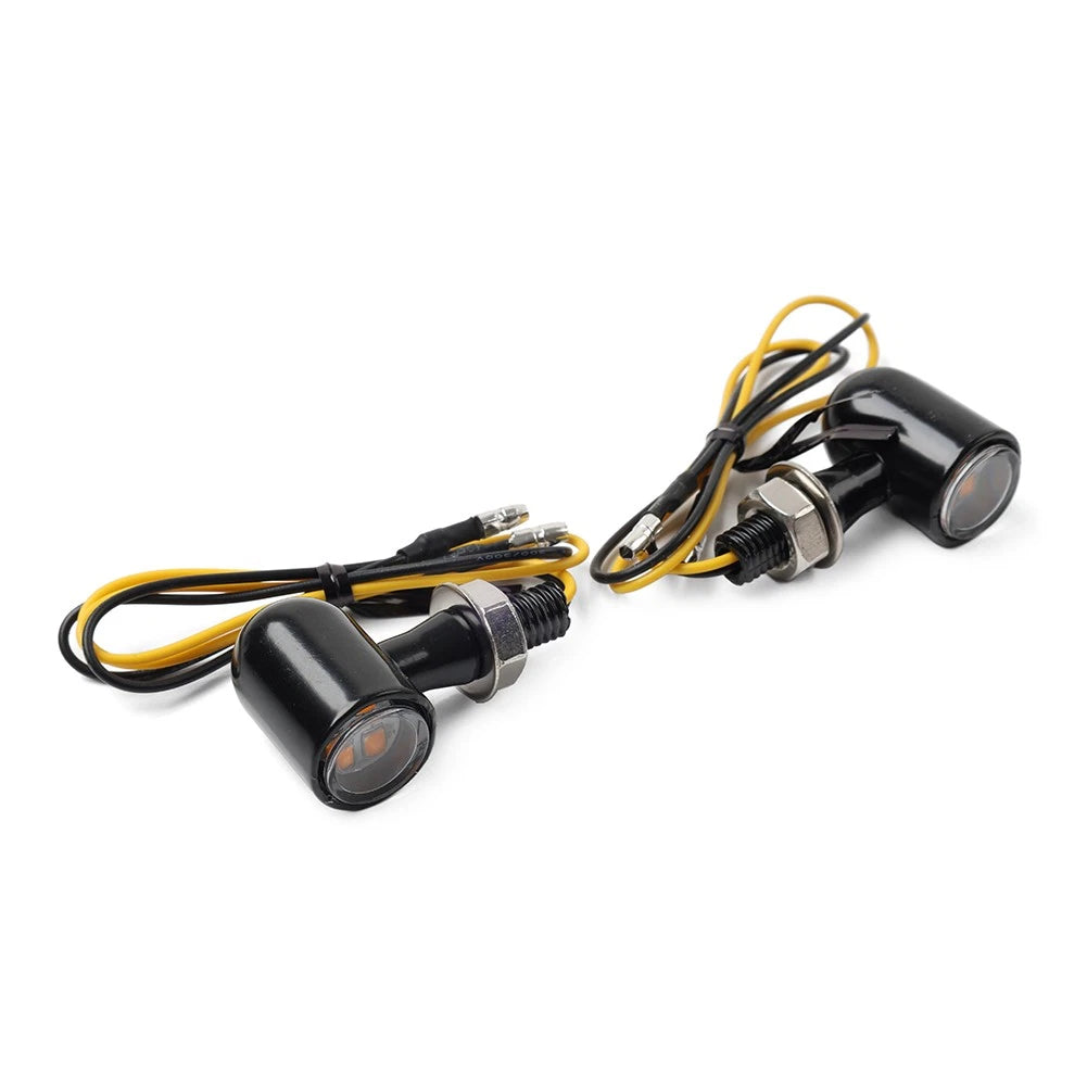 8mm Mini Turn Signal Lights for Bobber Cafe Racer