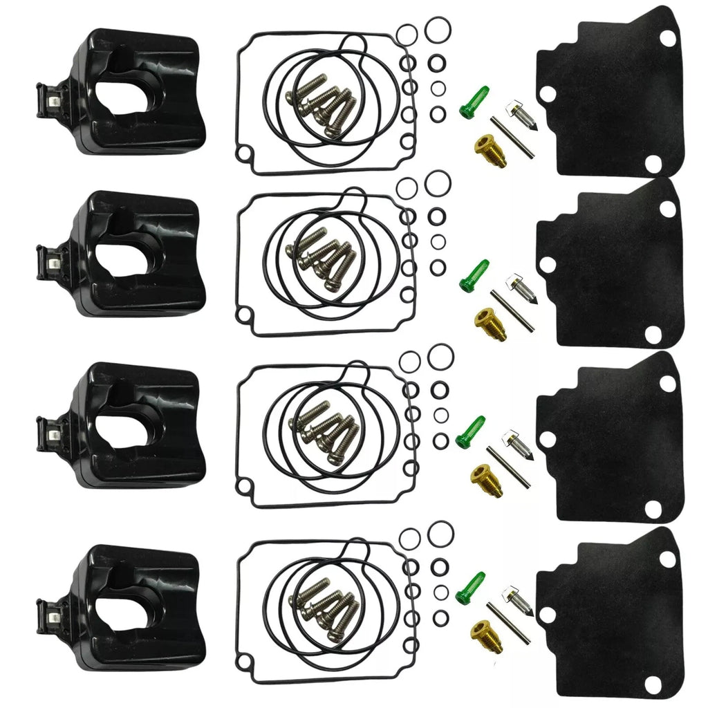 4Pcs Carburetor Repair Kit 67F-W0093-00 for Yamaha 4T 75HP-100HP